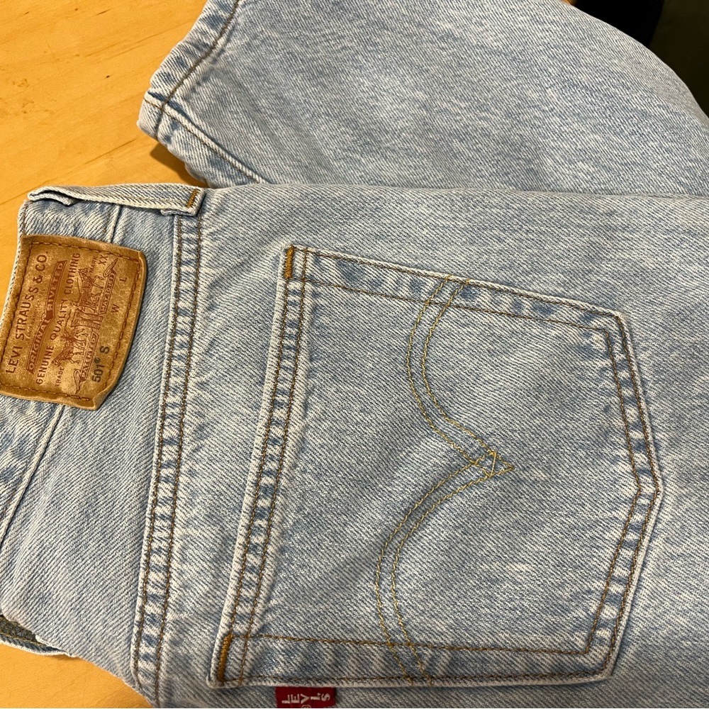 Levi's Blue Straight Jeans Classic Vintage Style